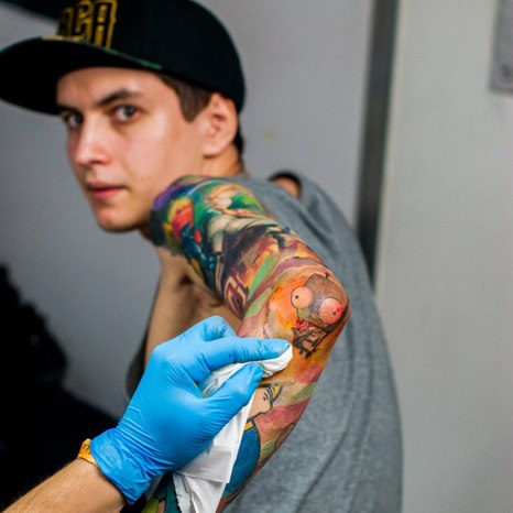 alt= Международный фестиваль татуировки в Киеве «Tattoo Collection» 2014