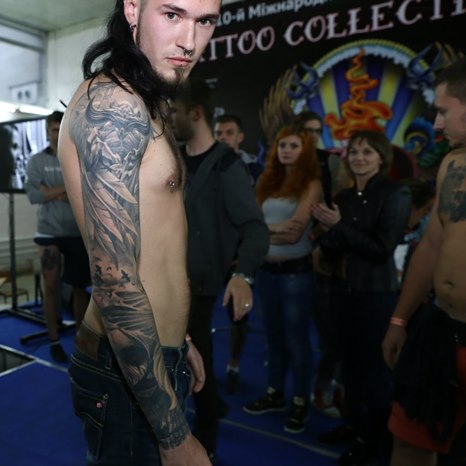 alt= Международный фестиваль татуировки в Киеве «Tattoo Collection» 2014