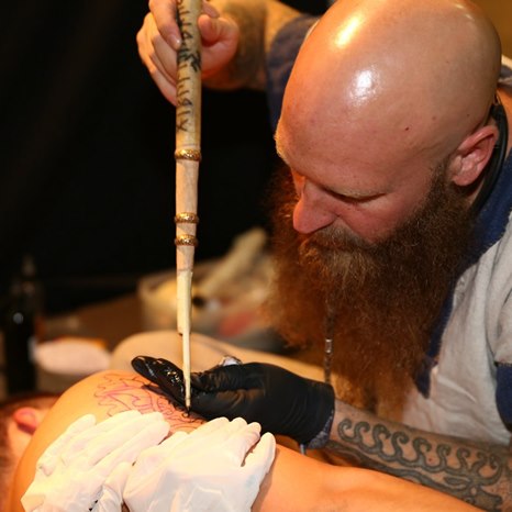 alt= Международный фестиваль татуировки в Киеве «Tattoo Collection» 2014