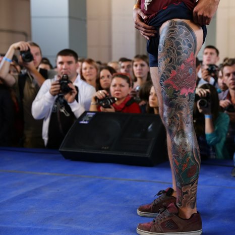 alt= Международный фестиваль татуировки в Киеве «Tattoo Collection» 2014