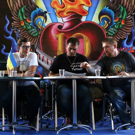 alt= Международный фестиваль татуировки в Киеве «Tattoo Collection» 2014