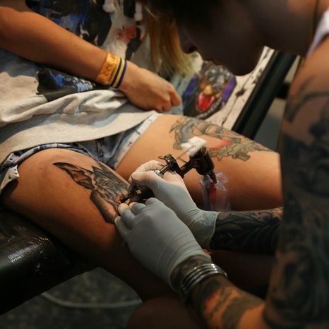 alt= Международный фестиваль татуировки в Киеве «Tattoo Collection» 2014