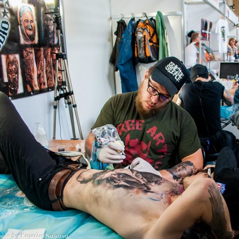 alt= Международный фестиваль татуировки в Киеве «Tattoo Collection» 2014