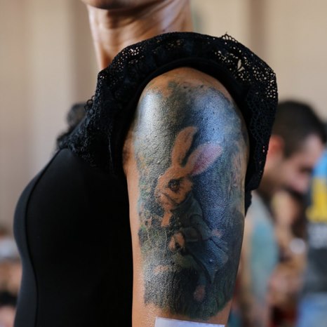 alt= Международный фестиваль татуировки в Киеве «Tattoo Collection» 2014