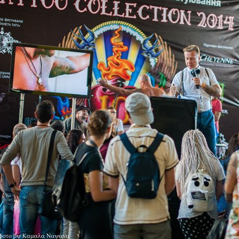 alt= Международный фестиваль татуировки в Киеве «Tattoo Collection» 2014