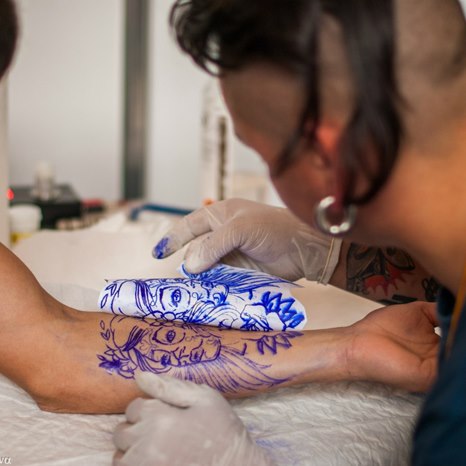 alt= Международный фестиваль татуировки в Киеве «Tattoo Collection» 2014