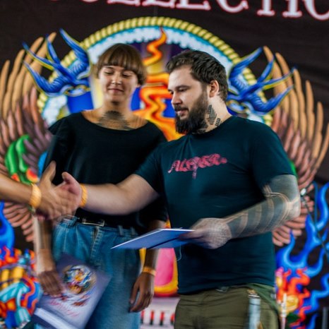 alt= Международный фестиваль татуировки в Киеве «Tattoo Collection» 2014