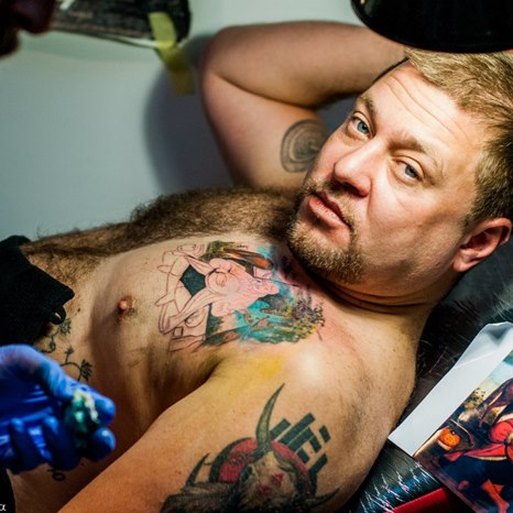 alt= Международный фестиваль татуировки в Киеве «Tattoo Collection» 2014
