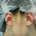 Конч, пирсинг ушной раковины (The Conch Piercing). Пирсинг козелка