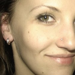 Nose piercing