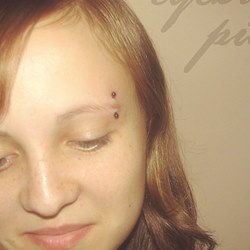 Piercing eyebrow