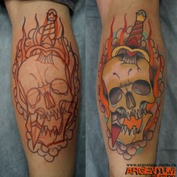 Череп. Freehand.